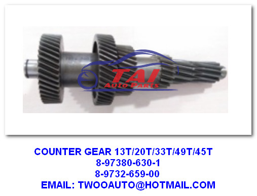 Buy Counter Gear Japanese Truck Parts 13T/20T/33T/49T/45T, 8-97380-630-1 8-9732-659-00 4JH1-TC 4HF1-2005 NKR-71 at wholesale prices