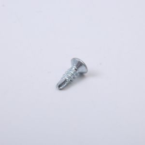 Galvanized Quenched Hardened Self Drilling Flat Head Screws / Cross Countersunk