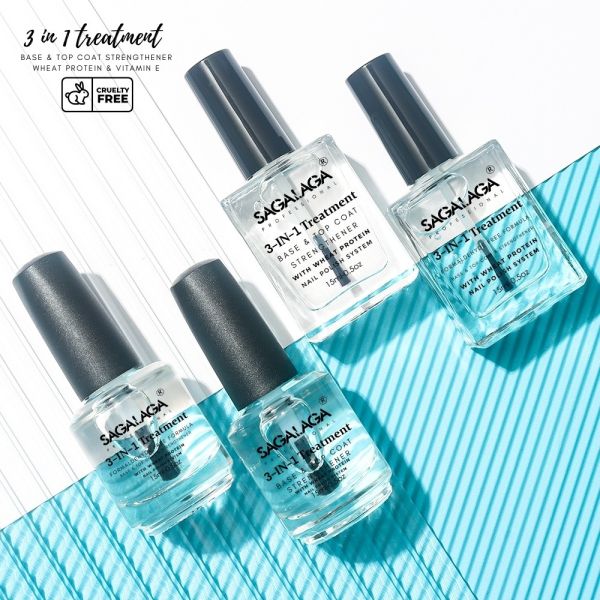 Buy 3 in 1 Nail Hardener Repair Strengthen for Damaged and Thin Nails Top&Base Coat at wholesale prices