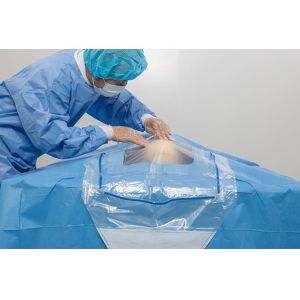 CE ISO Approved Disposable Surgical Sterile Craniotomy Drape Pack