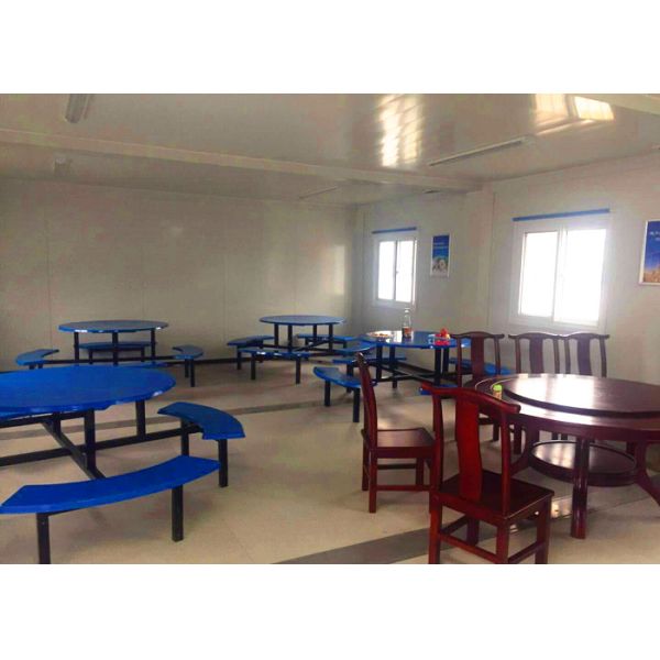 White And Orange Steel Storage Containers For Larage Scale Competition Area