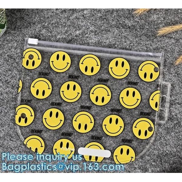 Buy Matte Frosted PVC EVA Swimwear Clothing Zip lockk Bag, Biodegradable Cosmetic Slider Zipper Packaging Bag at wholesale prices