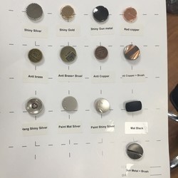 wholesale 17MM zinc alloy snap button cap gun metal button