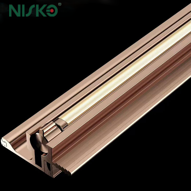 Rotatable Adjustable Angle Led Cabinet Light Bar 48V Surface Mounted Track Linear Light