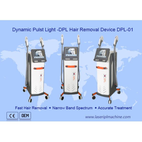 Buy 2 Handle Laser Hair Removal Beauty Machine Dynamic Pulst Light Dpl at wholesale prices