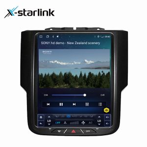 9.7'' Vertical Car Touch Screen Stereo For Dodge Ram 2013-2017 Tesla Style DVD Player