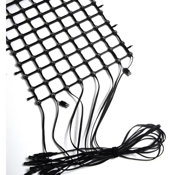 China HM1 P50 Flexible LED Curtain Display High Transparent LED Mesh Screen on sale China HM1 P50 Flexible LED Curtain Display High Transparent LED Mesh Screen on sale