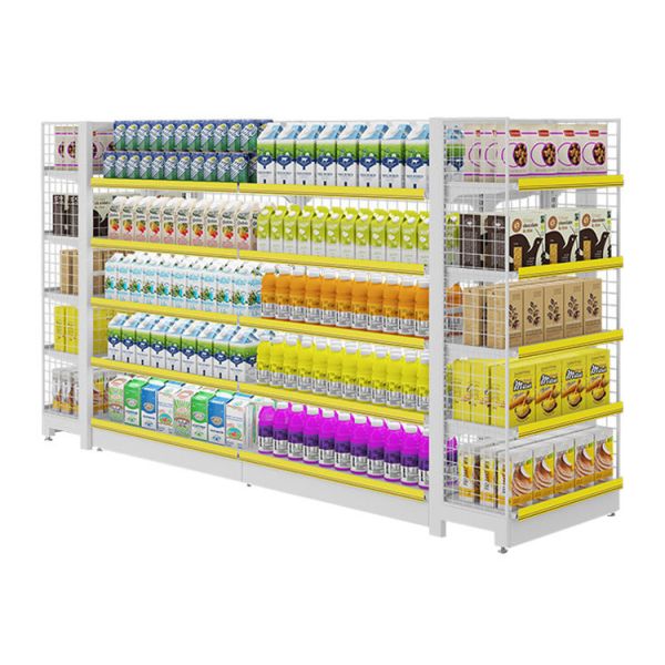 Cold Rolled Steel Structure Retail Shelving System For Supermarket 30 - 80KG/Layer