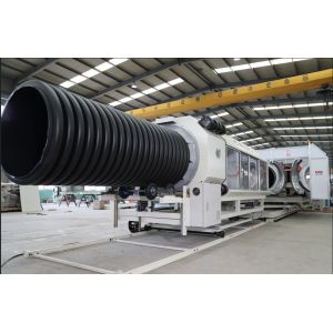 High Speed Corrugated Pipe Manufacturing Machine Drainage Sewage Pipe Extrusion