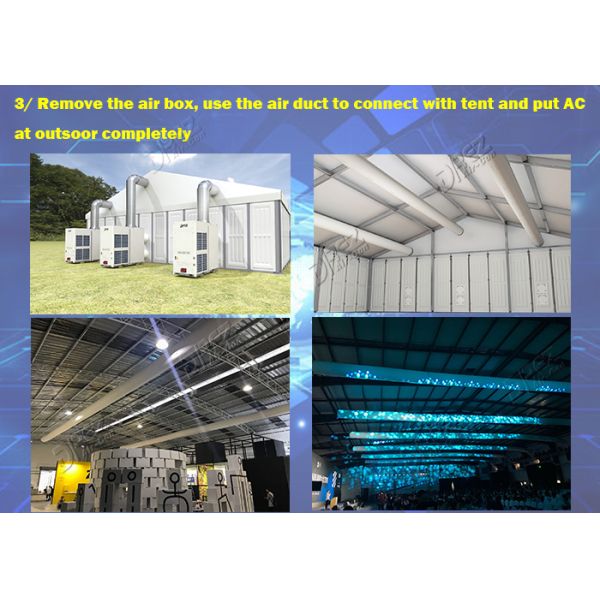 Drez 36HP Commercial Packaged Tent Air Conditioner Cooling & Heating For Outdoor Wedding