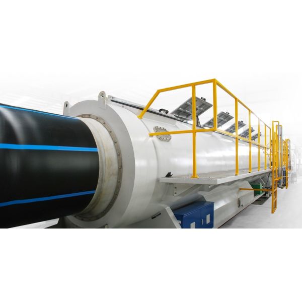 Buy PE Large Diameter Hollow Wall Pipe Twin Single Screw Extruder Extrusion Plastic Production Line Making Machine at wholesale prices