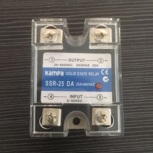 China DC To AC 25A SSR (SSR-25DA) / Solid State Relay Single Phase SSR 25A Input 3-32VDC control Output 24-480VAC Relay(SSR-DA) on sale China DC To AC 25A SSR (SSR-25DA) / Solid State Relay Single Phase SSR 25A Input 3-32VDC control Output 24-480VAC Relay(SSR-DA) on sale
