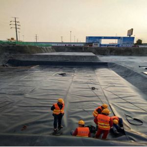Geomembrane Pond Liner HDPE Geomembrane Liner Surface Both side smooth 0.75mm