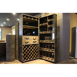 classical old style antique drinks cabinet
