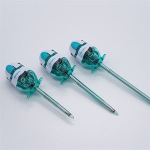 5mm Transparent Tip Disposable Optical Trocar for Laparoscopy