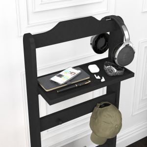 Home Wooden Coat And Shoe Stand For Entrance Hallway OEM / ODM