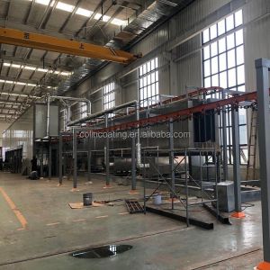 Electrostatic PLC Metal Powder Coating Line CE