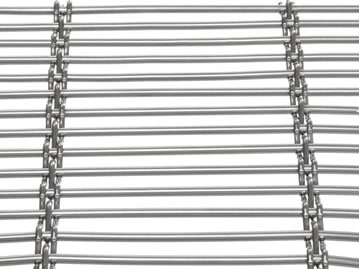 Crimped wire mesh with three 1.8mm warp wire.
