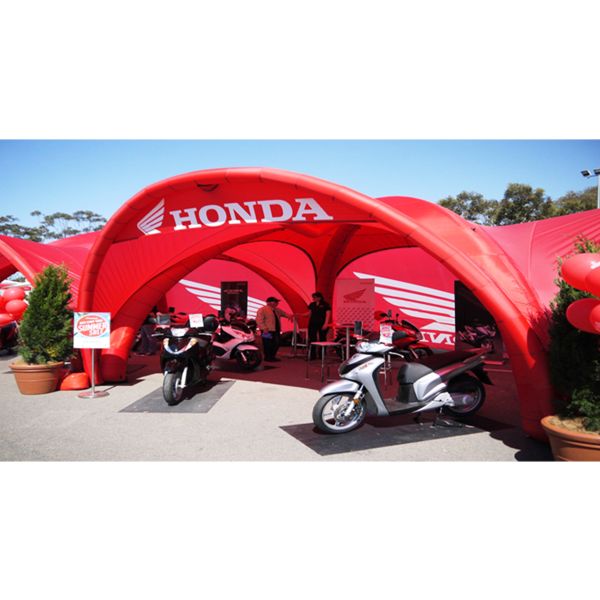 Motor Cycile Theme Inflatable Trade Show Tent 3 Years Warranty 12*6*4m