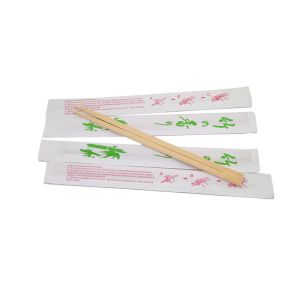 China Eco Friendly Sushi Natural Bamboo Chopsticks With Paper Package on sale