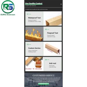 Environmental Friendly Linear Suspended Metal Ceiling 0.9mm White Aluminum