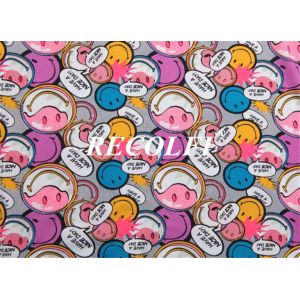 Gym Suit Poly Spandex Plastic Recycled Fabric Washable 255g/M2