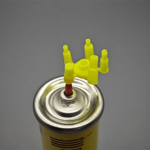 Durable lighter gas refill valve with adaptor for professional users with