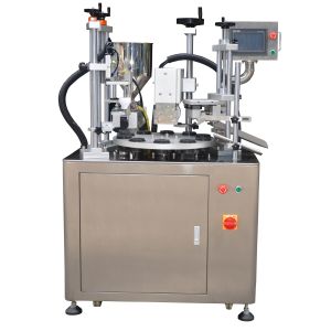 250ml Automatic Cosmetic Hair Gel Tube Filling Sealing Machine