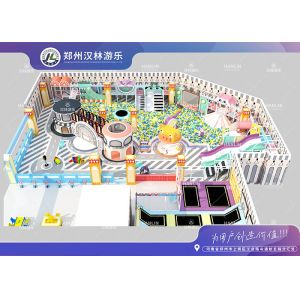 Indoor Play Zone Jungle Theme Playground Climbing Structures 150-200 Kids