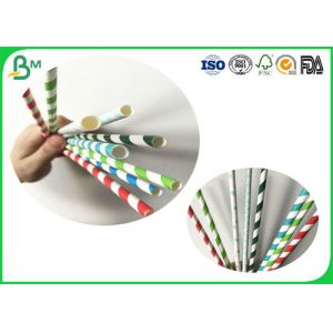 Eco - Friendly And Compostable 24g 28g 30g 35g Drinking Straw Paper Rolls With