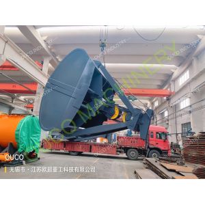 27/24cbm Mechanical Clamshell Grab Hardox 500 Nm500 Material Customized