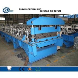 Accurate Cutting Floor Deck Roll Forming Machine For Precise Length Control