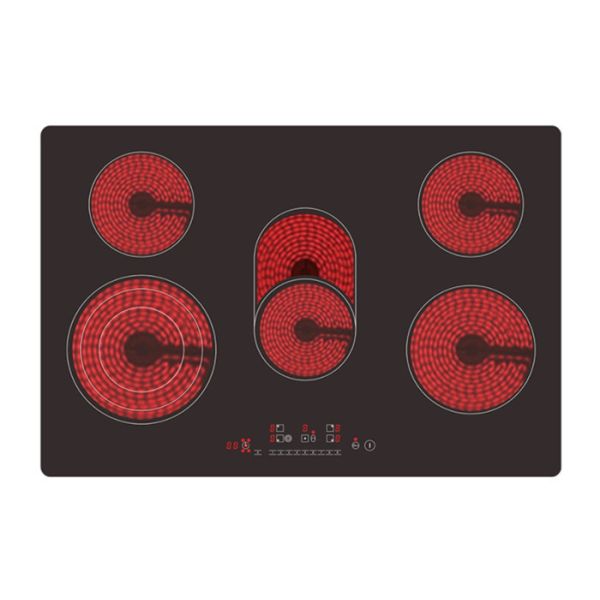 Buy 5 Zones Infrared Vitro Ceramic Hob Built In Other Cooktop at wholesale prices