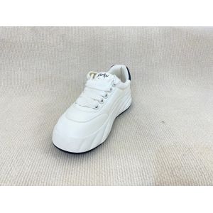 Casual Women Fashion Sneakers Soft Rubber Bottom White Fashion Sneakers