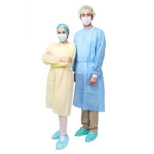 40GSM Poly Reinforced Disposable Surgical Gowns
