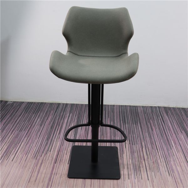 Buy Square Solid Base 79cm Adjustable Swivel Bar Stools With Backs at wholesale prices