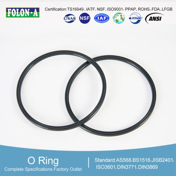 Black EPDM O Rings For Automobile Brake Fluid Good Performance And Excellent