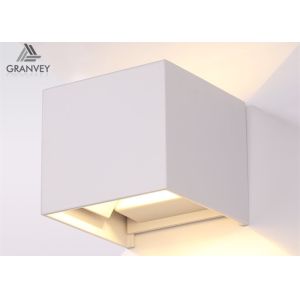 7W Angle Adjustable LED Outdoor Wall Lights Square Cube IP65 For Wall Art