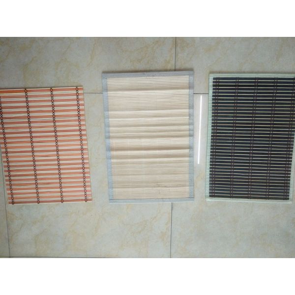 Modern Tea Bamboo Schach Mat , Bamboo Door Mat Bear High Temputure