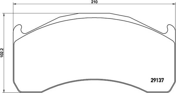 WVA 29137 Disc Brake Pads for VOLVO