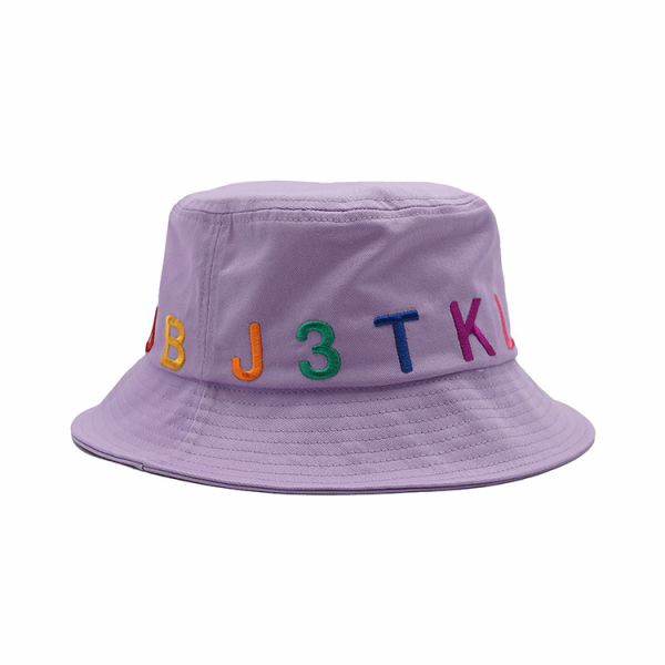 Buy Summer Beach Adjustable Cotton Bucket Sun Hat Women With Fringe at wholesale prices