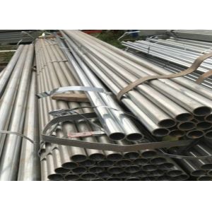 6m Length Hot Dip Galvanized Tube Rust Proof Black Painting Surface For Fluid