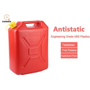 ABS Plastics Auto Fuel Tanks Jerry Can Antistatic Engineering Grade 5L 10L 20L