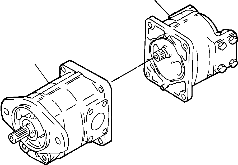 KOMATSU 705-52-20240 Parts PUMP ASS'Y,SWITCH AND P.P.C.