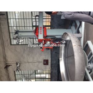 Stainless steel buffing machine for dish head
