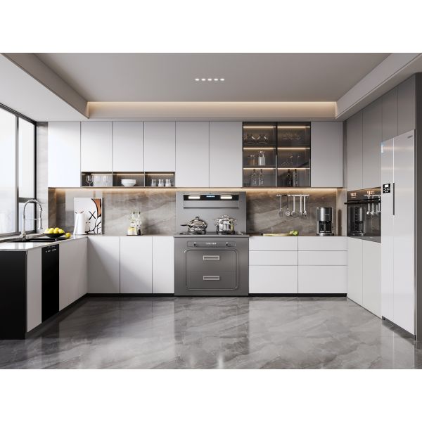 Cabinets Kitchen Furniture Modern Lacquer Finish Kitchen Cabinet Designs