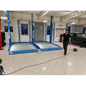 AA4C 2 Post Car Parking Dual Column Parking Lift Auto Storage Automobile Parking