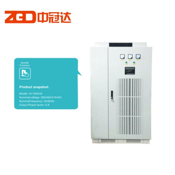 Buy 30KVA 24KW Industrial Online UPS Three Phase Long Backup Time UPS at wholesale prices