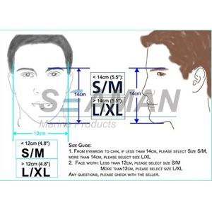 180 ° open view Full Face Free Breathing Snorkel Mask with Tubeless Prevent Gag