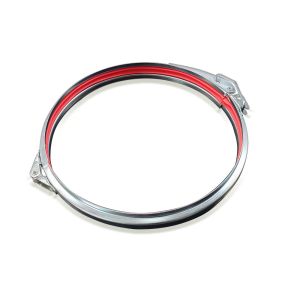 Air Conditioning 150mm Galvanized Pipe Clamp Rapid Lock Pull Rings
